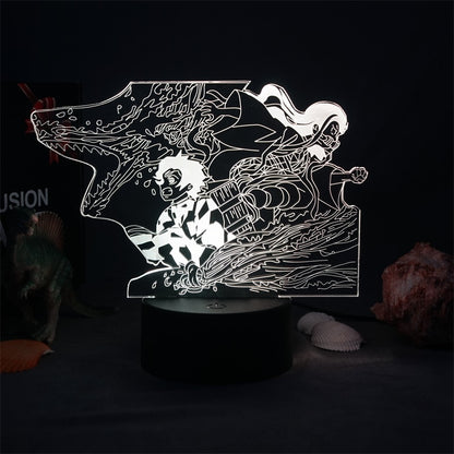 Anime Demon Slayer Acrylic Led