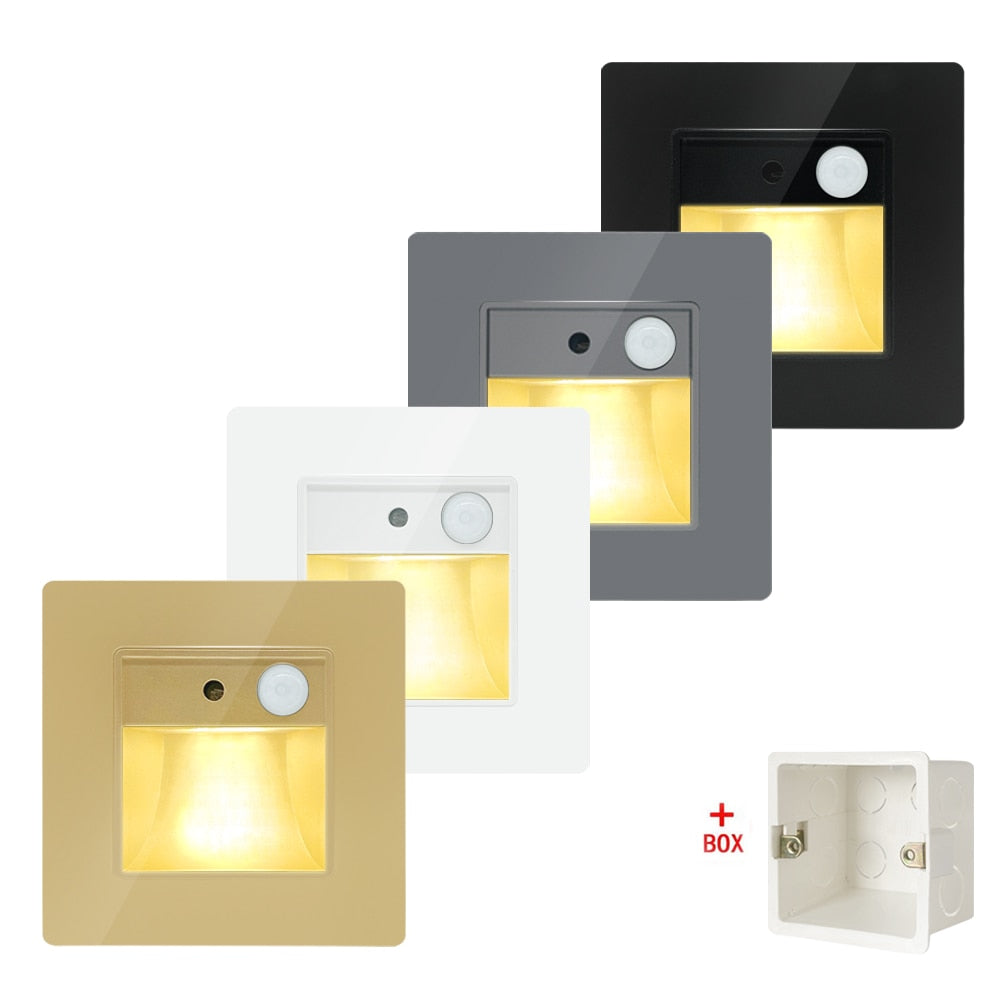 LED Night Lamp Sensor Wall Light