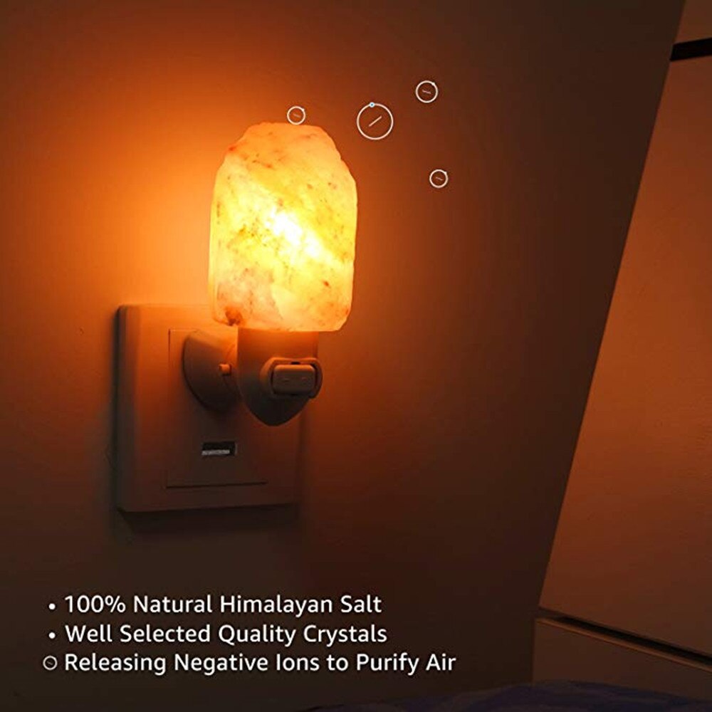 Himalayan Warm white Salt Lamp Natural Crystal