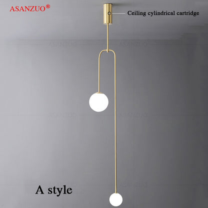 Nordic pendant lamp simple living room