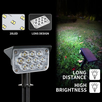 LED Adjustable Solar Spotlight