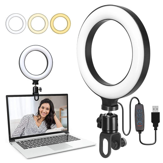 Ring Light LED Lamp With Clip On