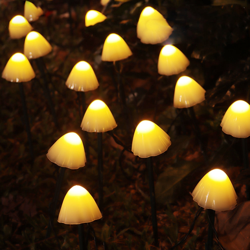 Outdoor LED Garland Solar Lights