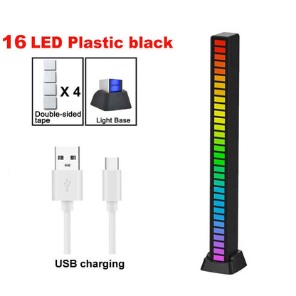 LED Pickup Light RGB Sound Control Symphony Lamp