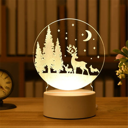 Lamp Acrylic LED Night Lights Decoration