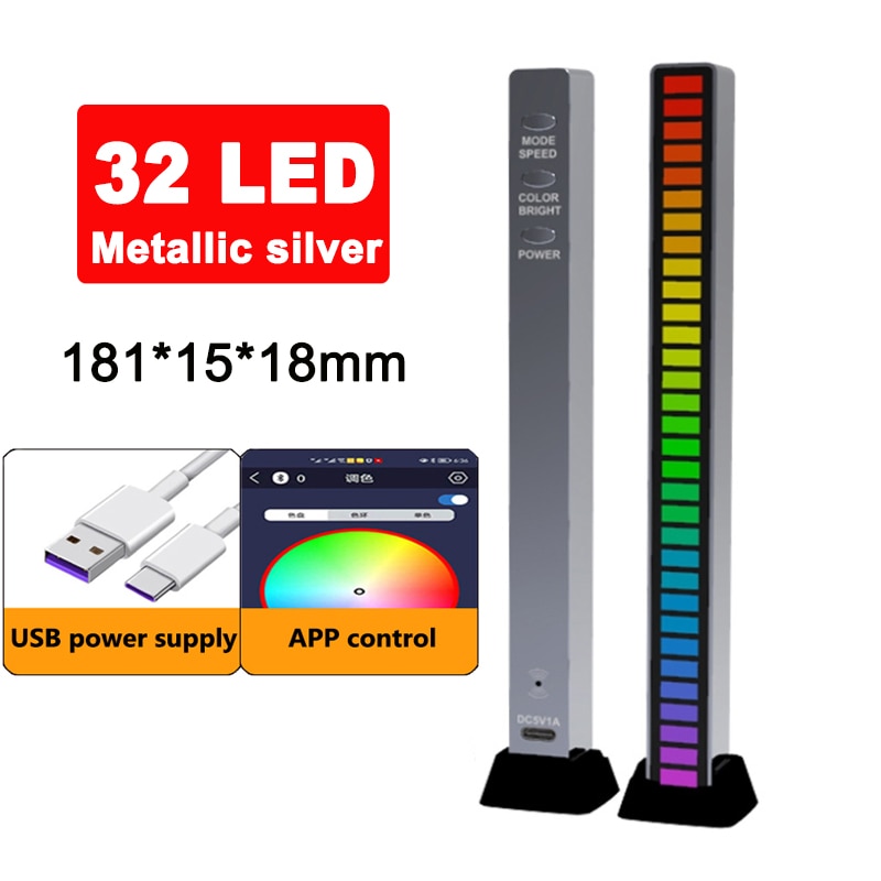 NEW RGB Music Sound control LED light