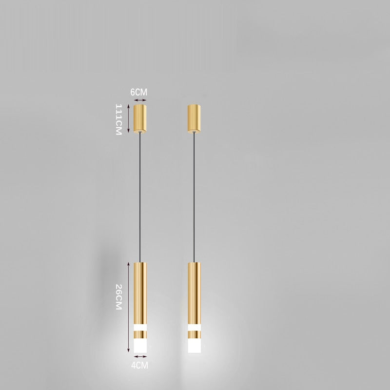 Modern Art Gold Pendant Lamp Fixture