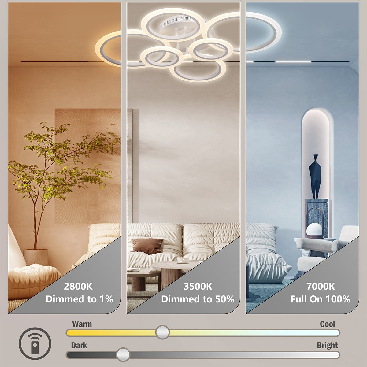 Modern Smart LED Ceiling Lightsn