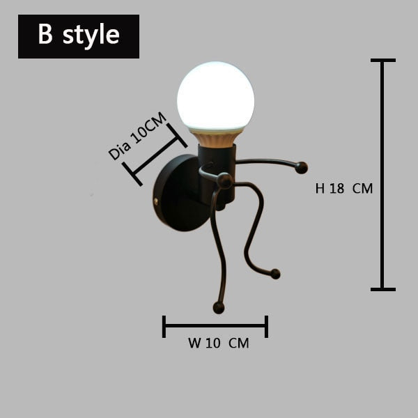 simplicity man wall light balcony aisle Wall Lamp