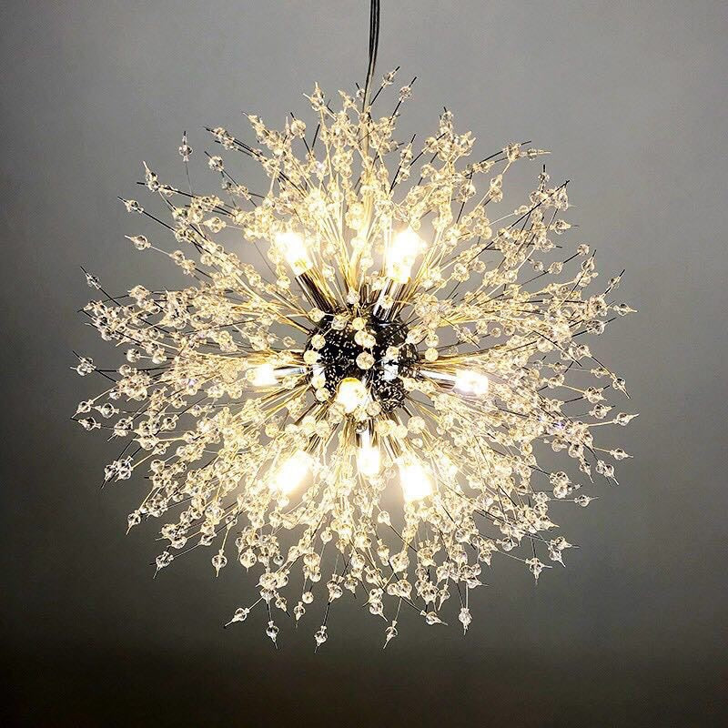 Crystal Dandelion Chandelier Lighting