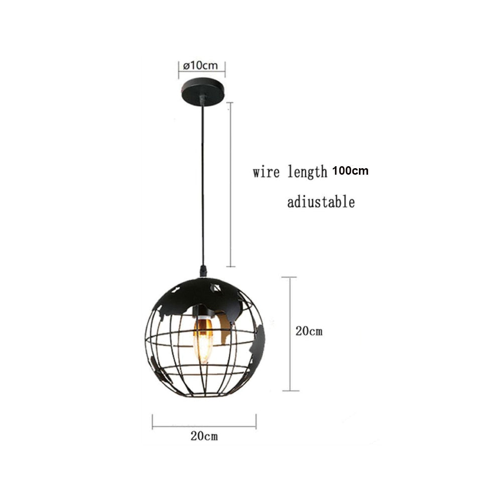 Retro Industrial Pendant Light Nordic