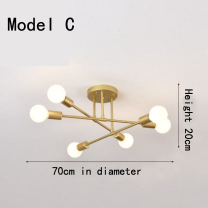 Modern Minimalist Personality Ceiling Lamps