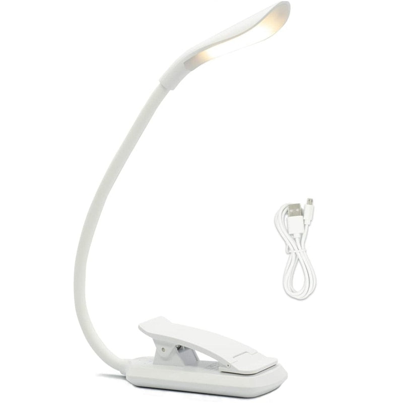 USB Rechargeable Clip-On Book Light