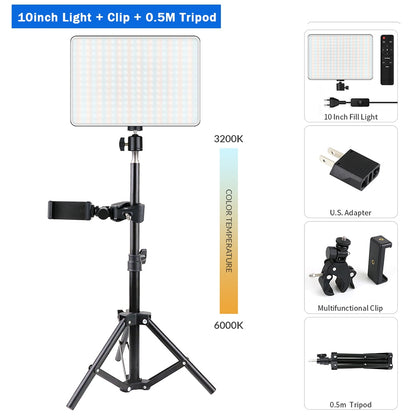 Dimmable LED Video Light Panel EU Plug