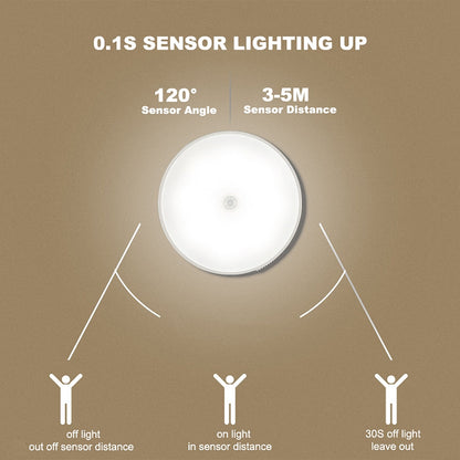 USB Rechargeable LED PIR Motion