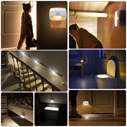 Motion Detector Night Light Plug