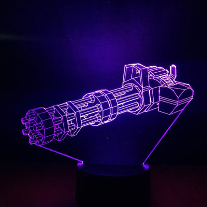 Rifle RGB Night Lights Gamer Decoration