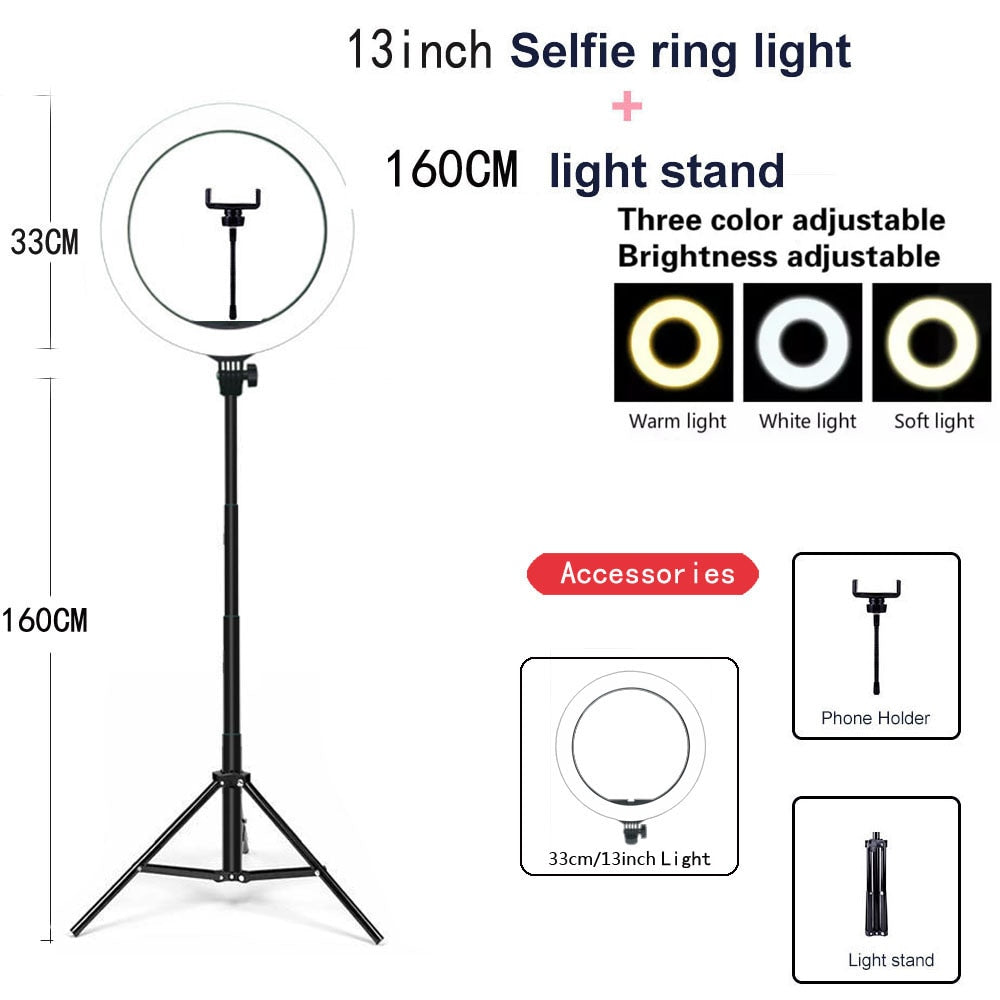 Lights Dimmable Light Selfie LED Ring