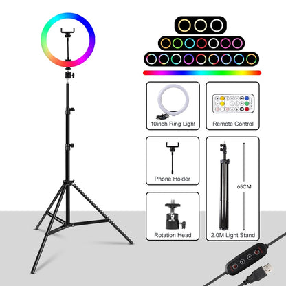 Dimmable Ring Light Selfie LED Lamps