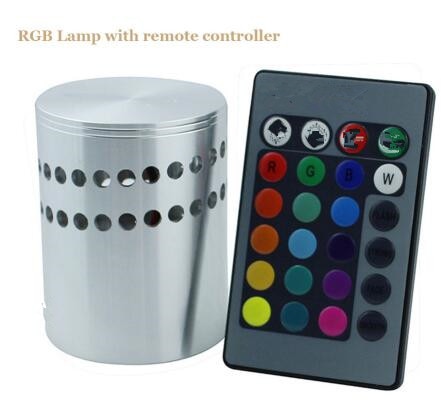 Modern LED Ceiling Light 3W RGB Wall Sconce