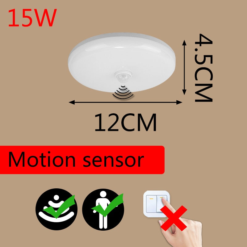 LED Ceiling Lights PIR Motion Sensor