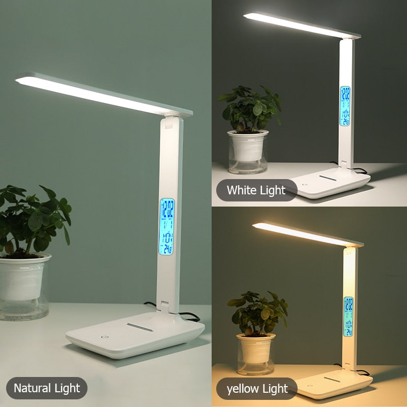 Led Office Desk Lamp Touch Dimmable Foldable