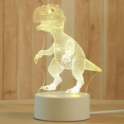 Creative 3D Night Lamp Acrylic Desktop