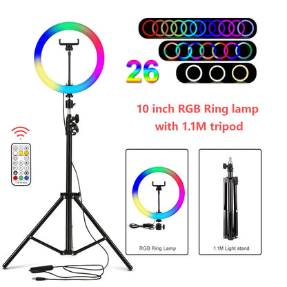 Ring Lamp with tripod Dimmable Selfie