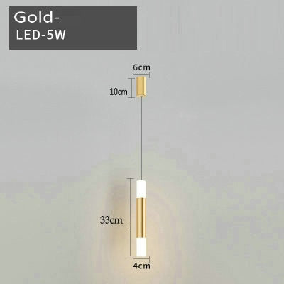 Modern Art Gold Pendant Lamp Fixture