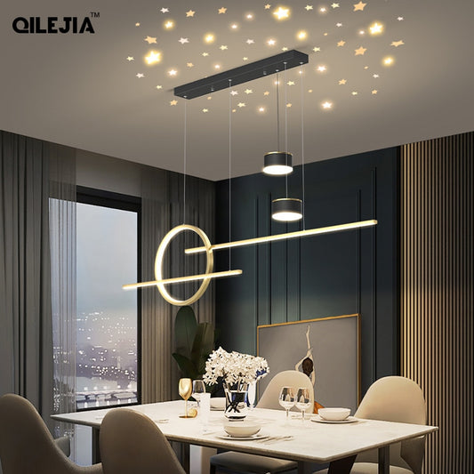 Nordic Starry Light Modern Luxury Dining Room Lamp