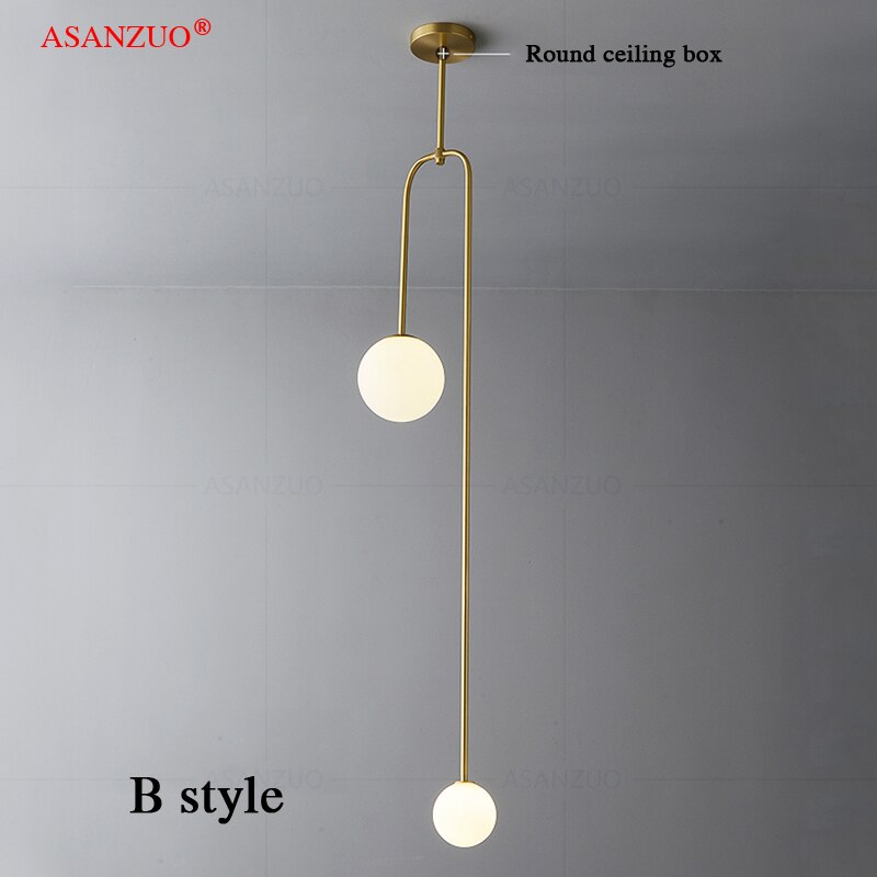 Nordic pendant lamp simple living room