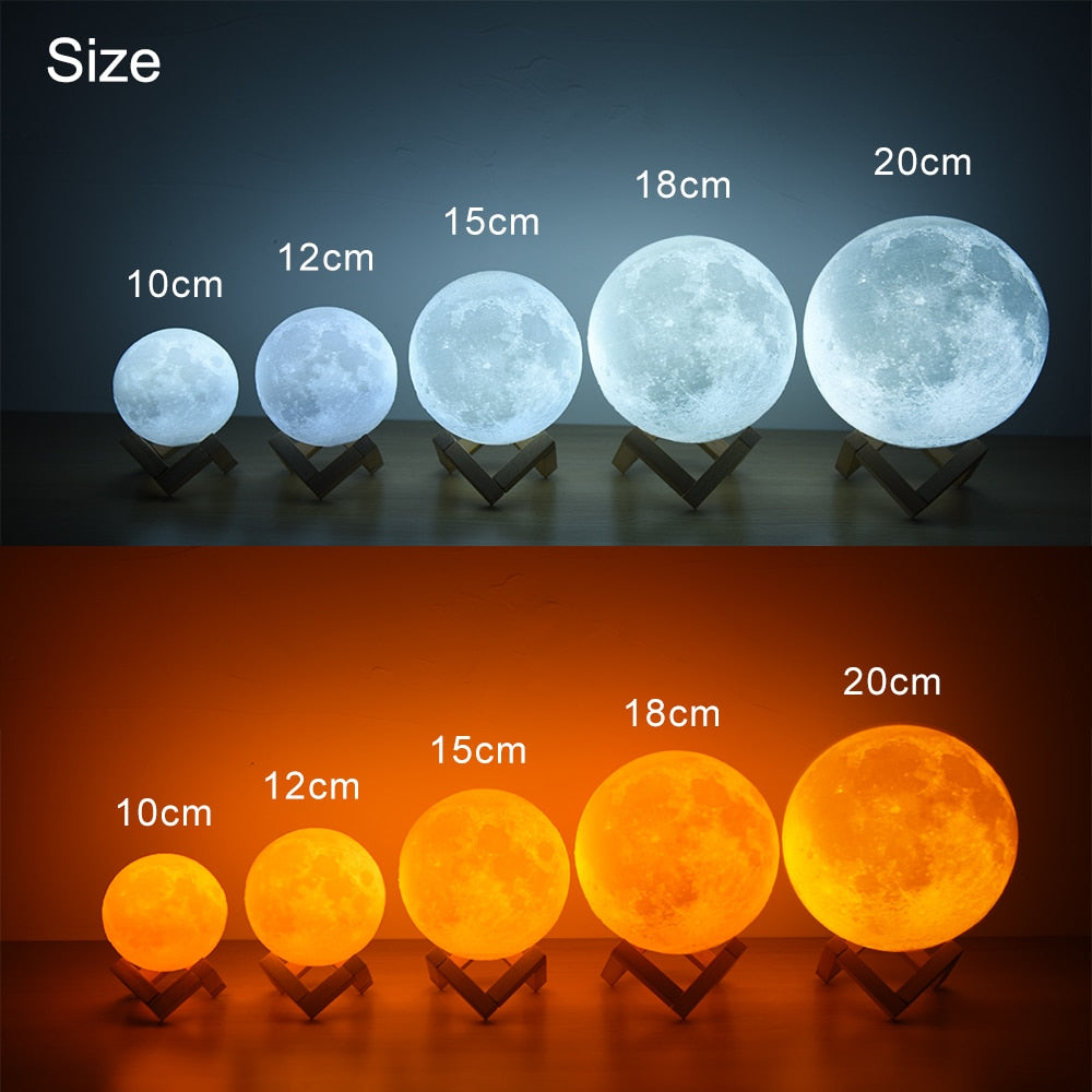 Rambery moon lamp night light