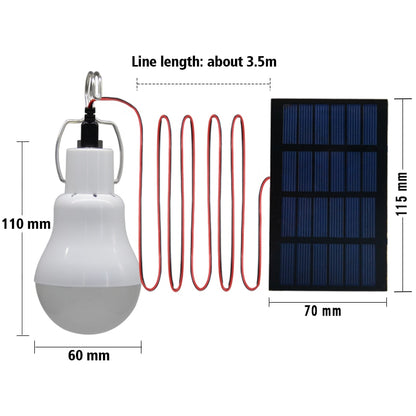 LED outdoor waterproof solar bulb