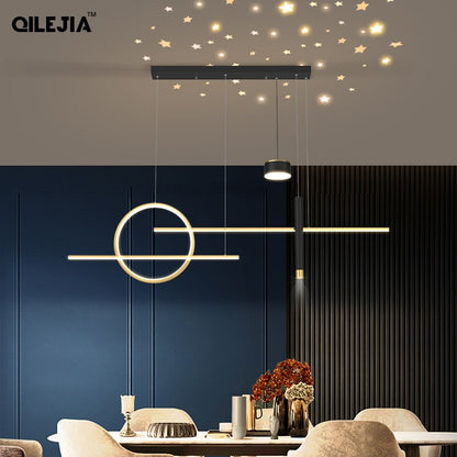 Nordic Starry Light Modern Luxury Dining Room Lamp