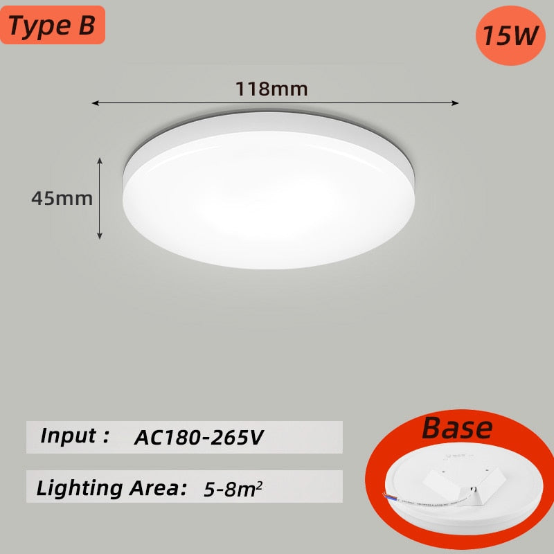 Modern Led Ceiling Lamp 20W 30W 40W Square