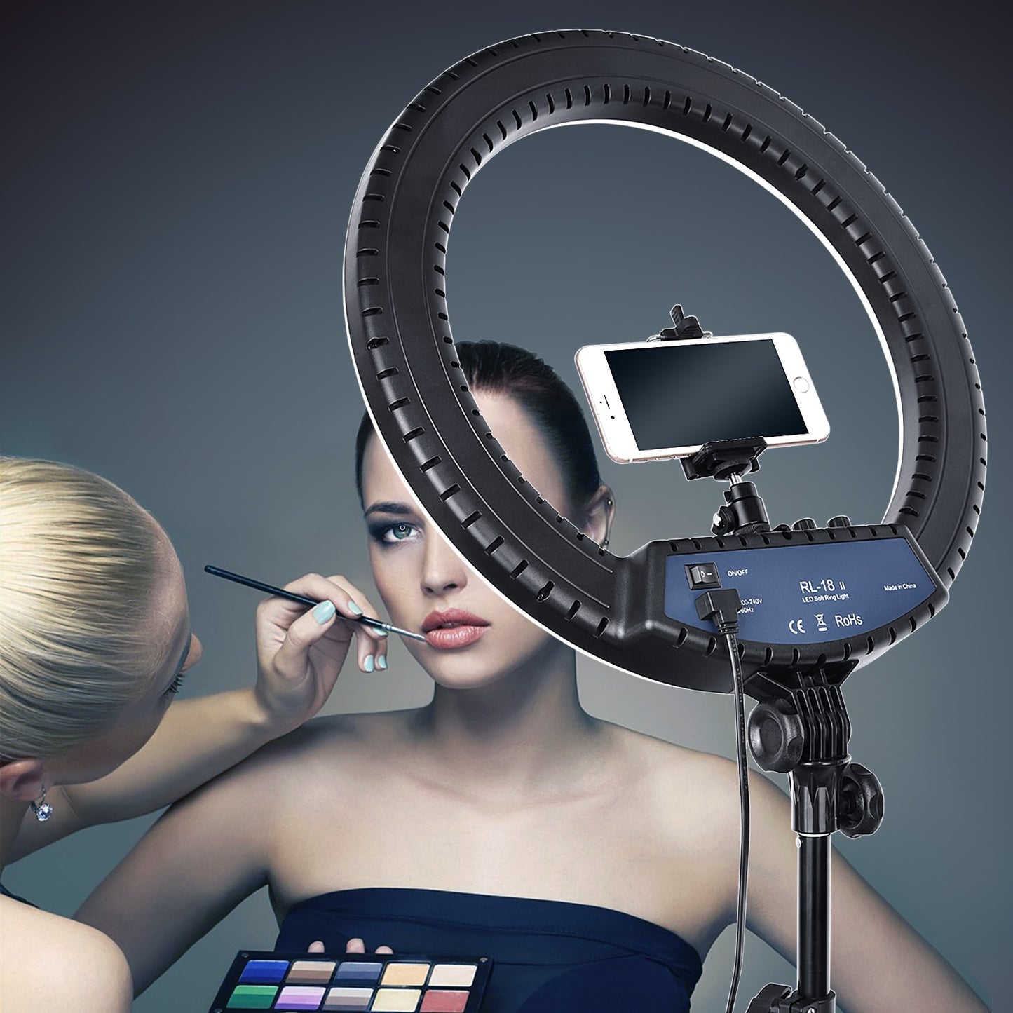 Ringlight Photography Lamp With Tripod