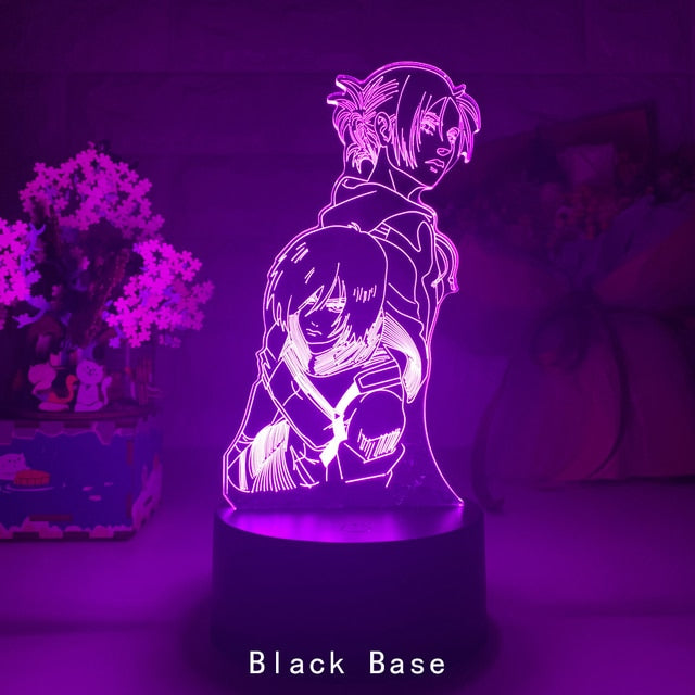 Acrylic Table Lamp Anime Attack on Titan