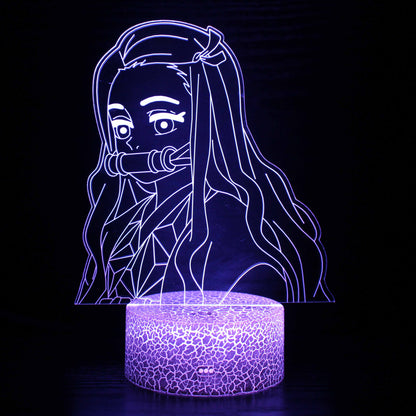 Demon Slayer Anime Tanjiro Lamp Setup