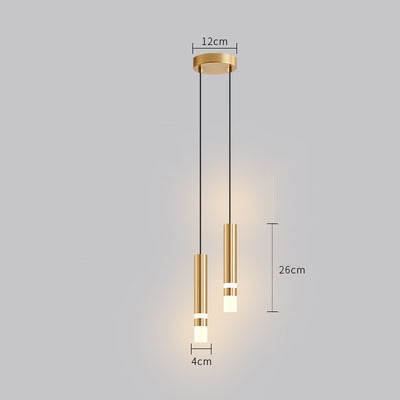 Modern Art Gold Pendant Lamp Fixture