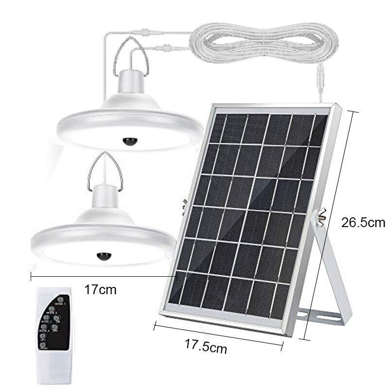 Solar Outdoor Light Double Head