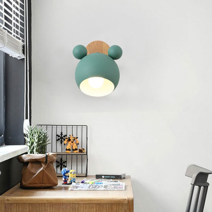 Modern Wall Lamp Colorful Iron Mickey Wall Lamps