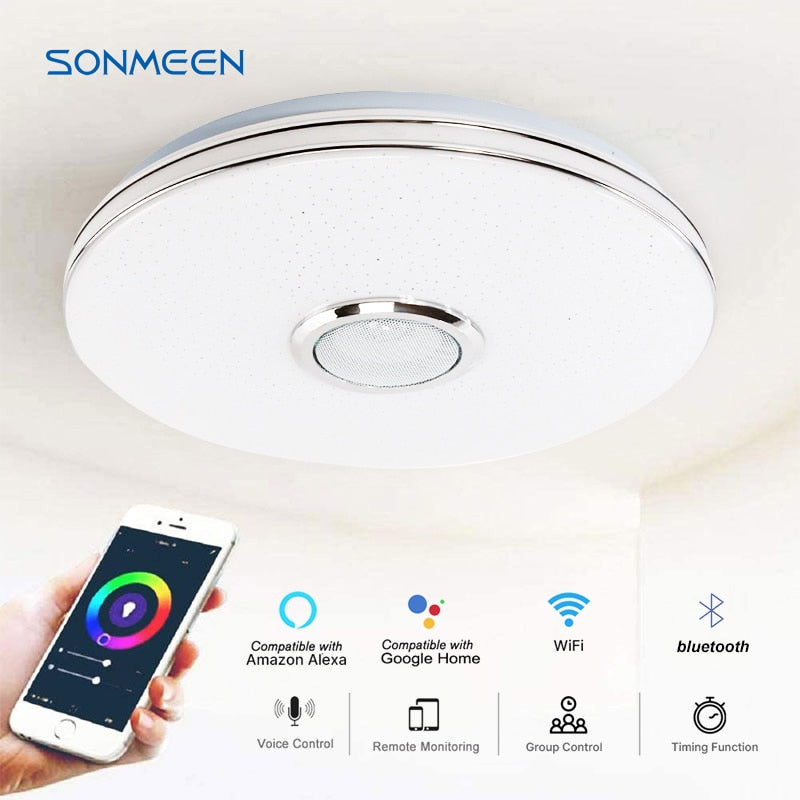 WiFi Modern Smart LED Light Ceiling Lamp