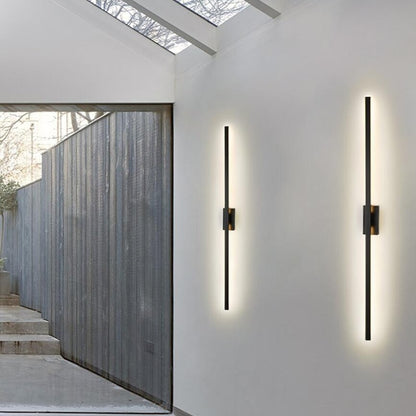 Modern simple linear tube LED wall lamp up down