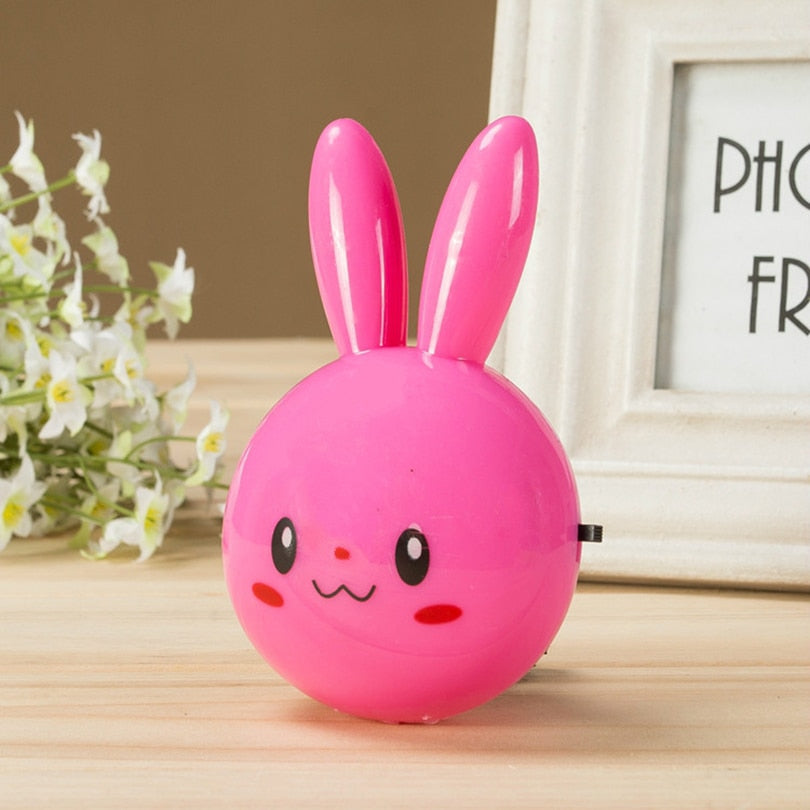 LED Cartoon Rabbit Night Lamp Switch