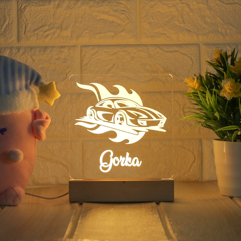 Personalized Night Light USB