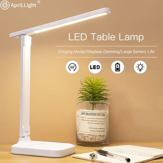 Led Desk Lamp 3 Color Stepless Dimmable Touch