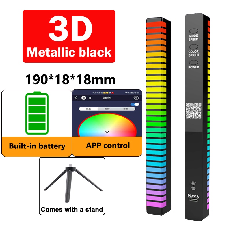 RGB Sound Control LED Light App Control