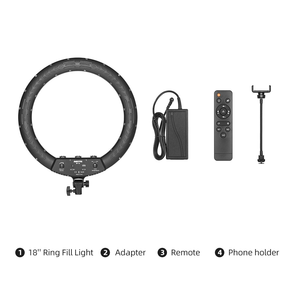 LED Ring Light Annular Lamp Bi-color