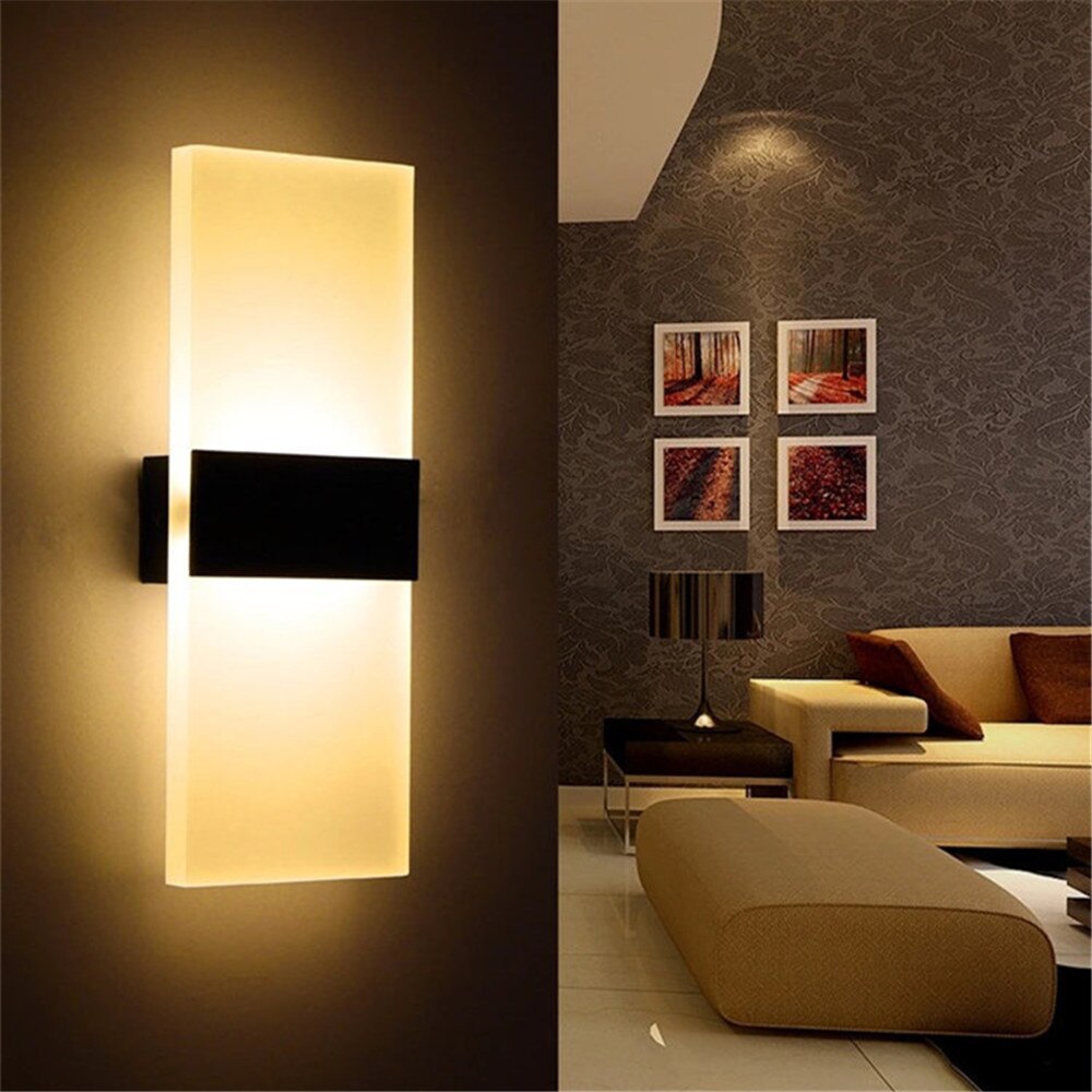 Simple Square LED Wall Lamp