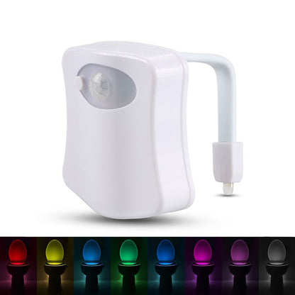 Smart PIR Motion Sensor Toilet Seat Night Light 8 Colors